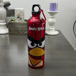 Angry Birds / Terence (The Big Bird) Screw Top w/ clip water Bottle NWOT